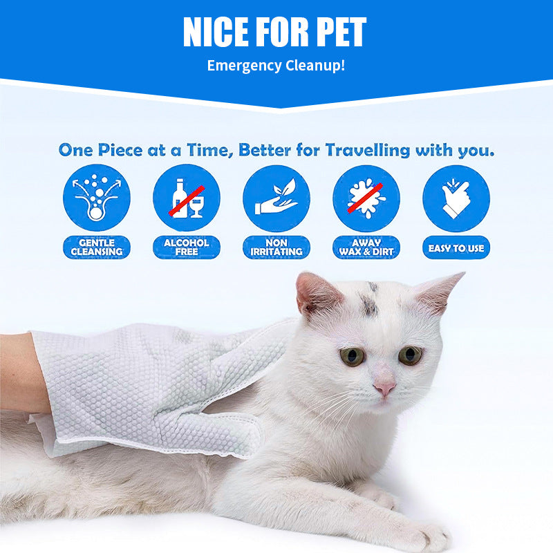 Natural Pet Wipes – Gentle Cleaning Wipes for Dogs & Cats
