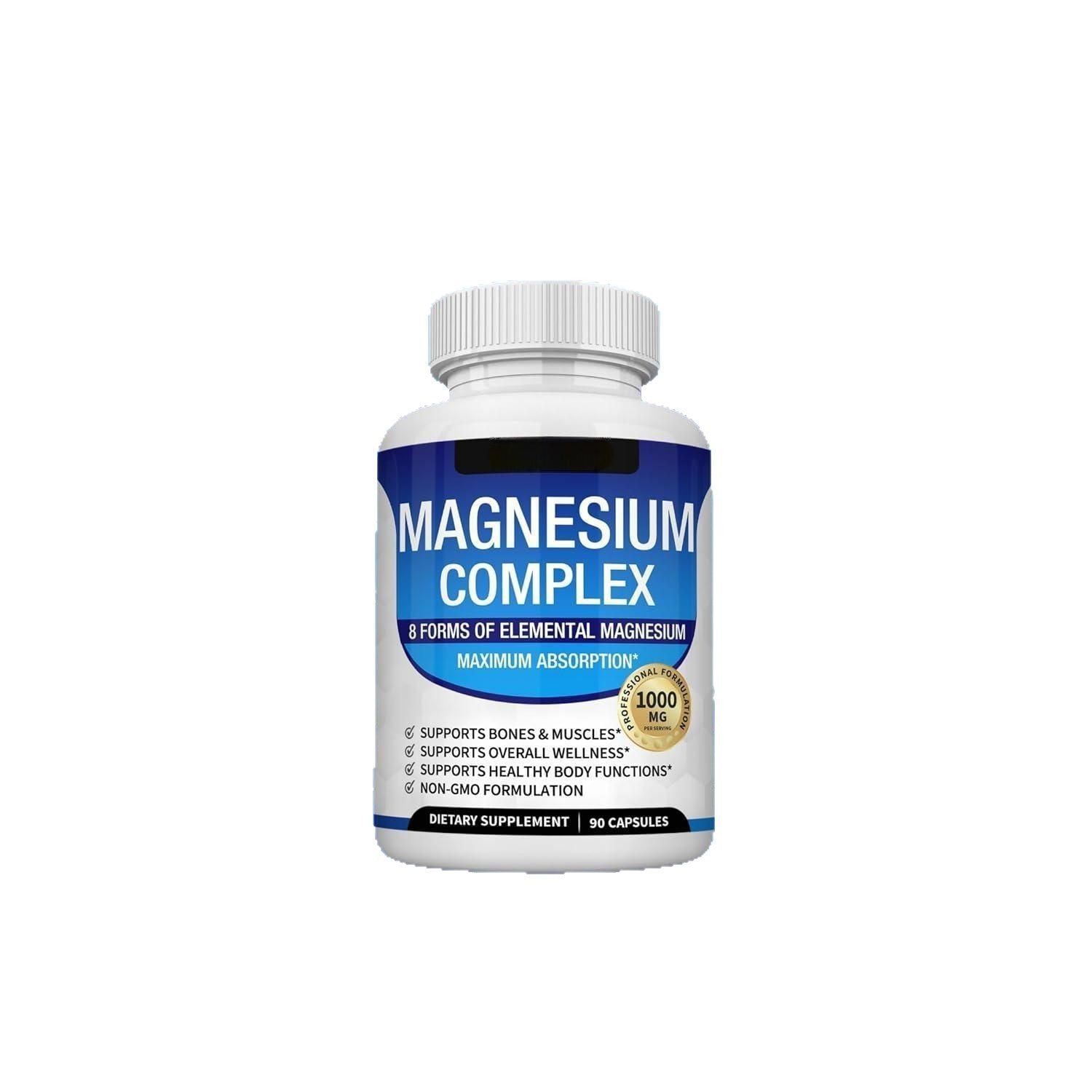 Magnesium Glycinate Capsules – Deep Sleep, Calm & Muscle Recovery