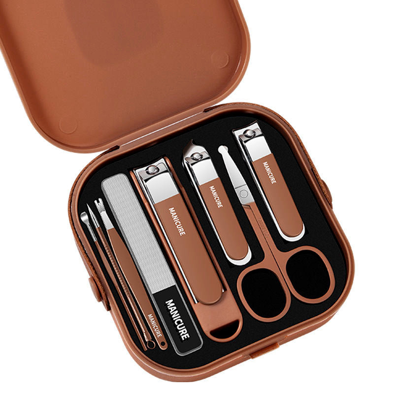 Manicure Set for Women | 10pc Stainless Steel Nail Clipper Kit