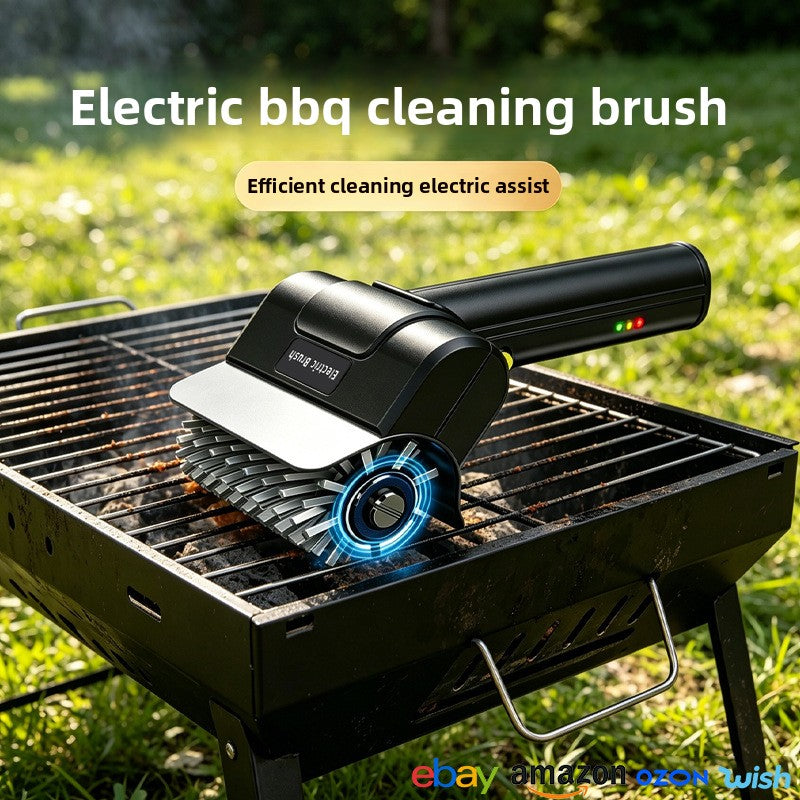 Electric BBQ Grill Cleaning Brush – Safe Bristle-Free Cleaner