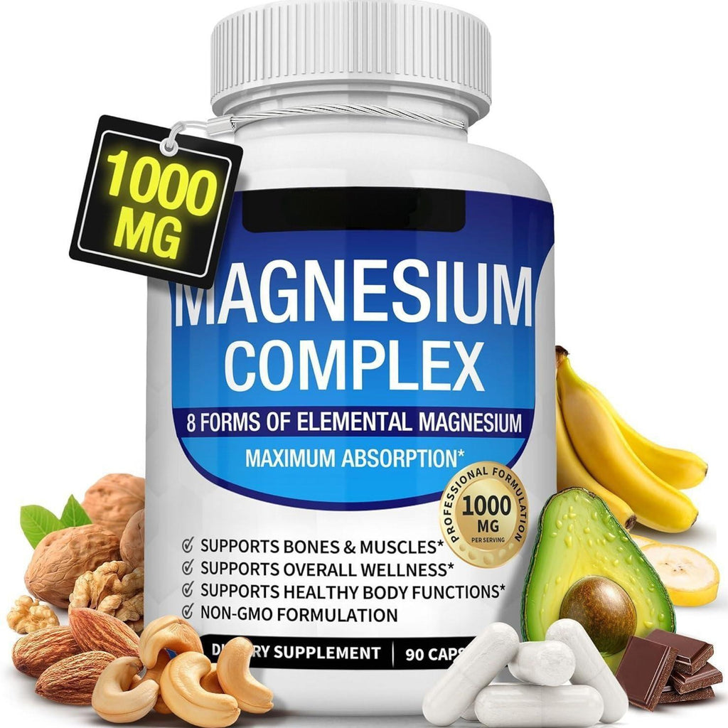 Magnesium Glycinate Capsules – Deep Sleep, Calm & Muscle Recovery