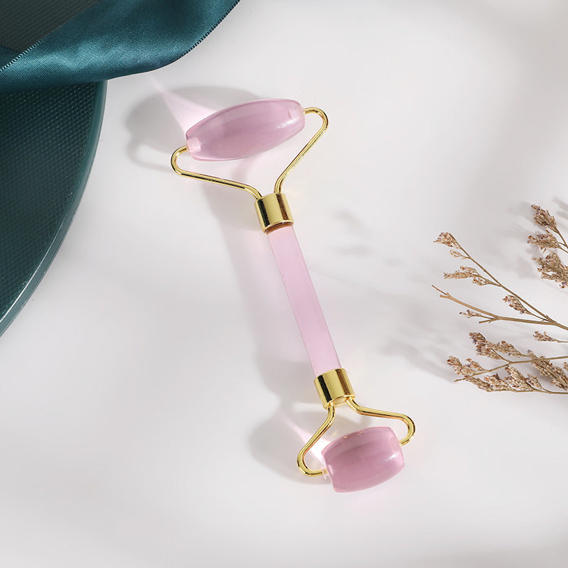 Natural Jade Roller & Gua Sha Set | Facial Massage Skincare Tool