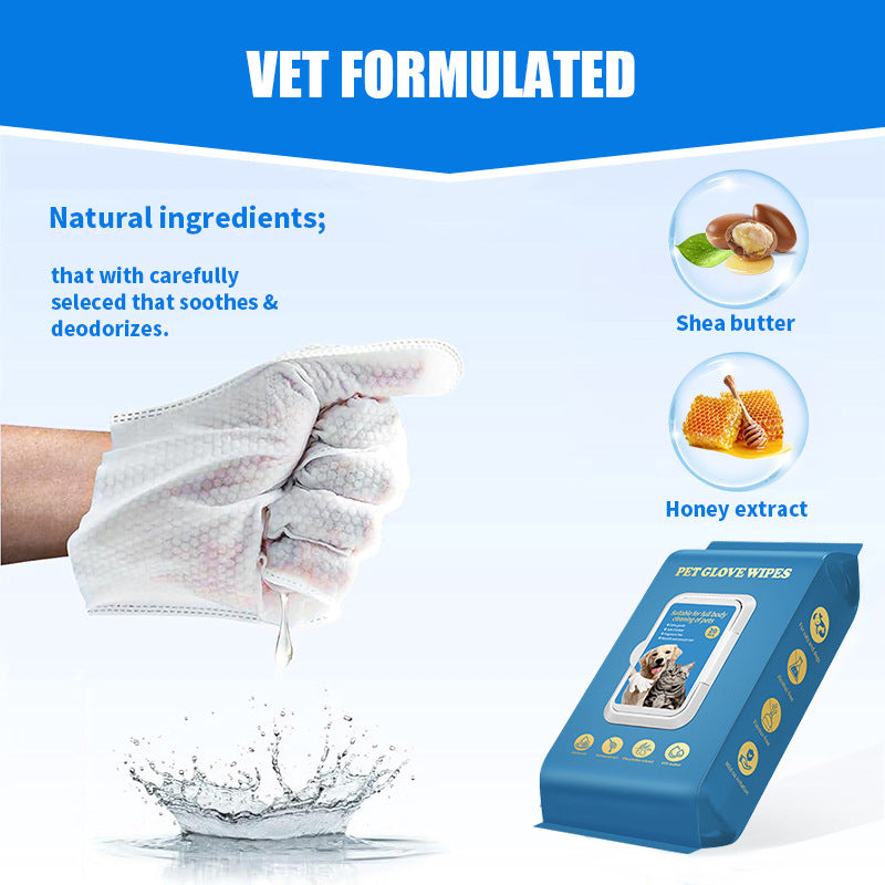 Natural Pet Wipes – Gentle Cleaning Wipes for Dogs & Cats