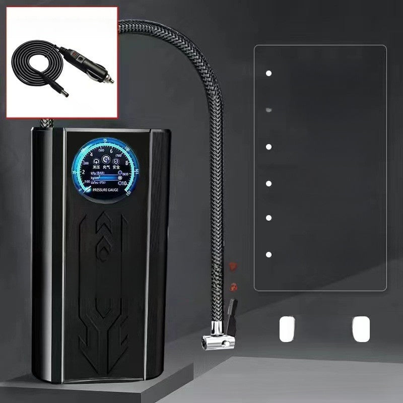 Portable Tire Inflator – Cordless Digital Air Pump for Cars & Bikes